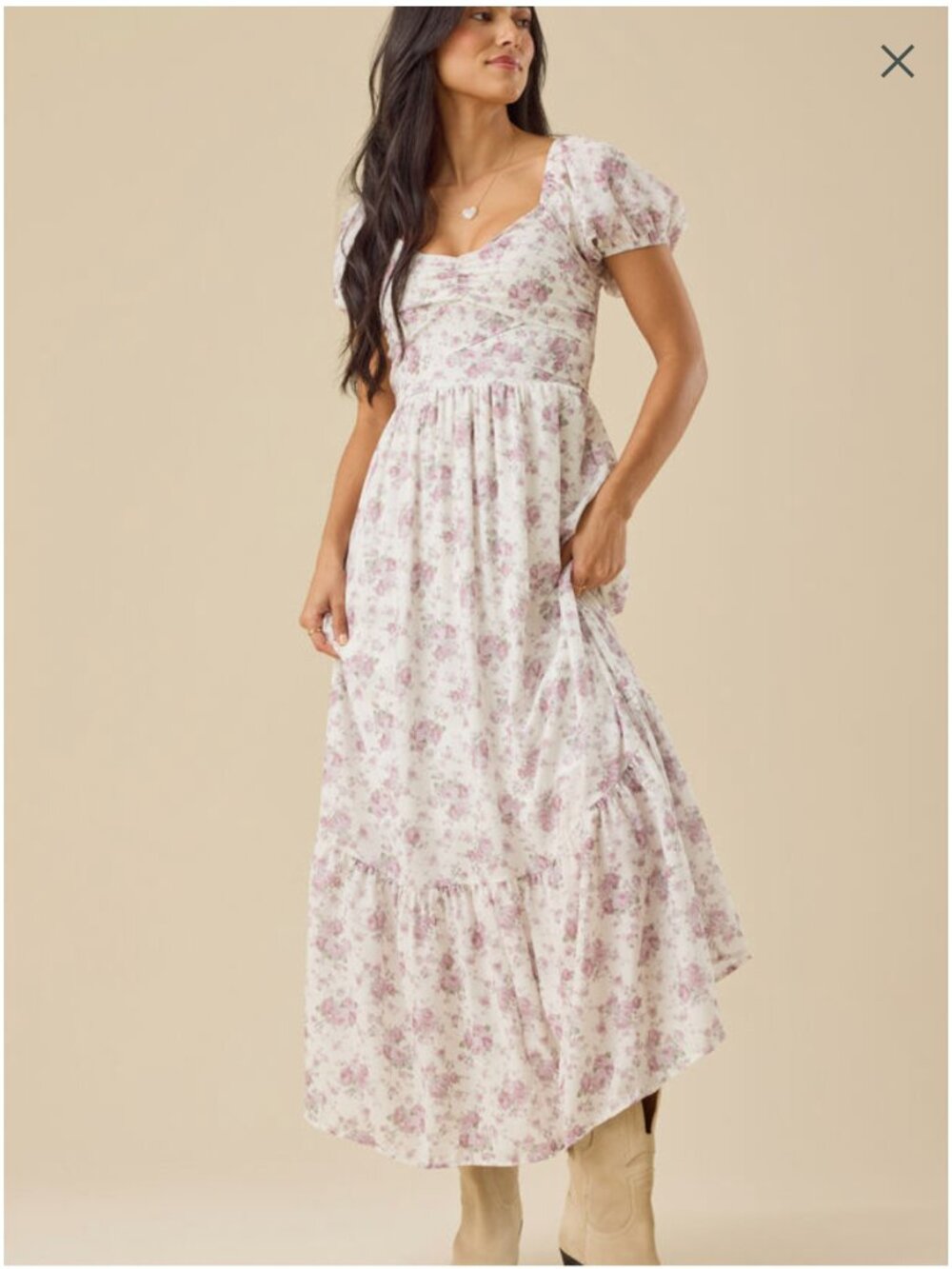 Altar'd State Lottie Maxi Tie Dress NWT